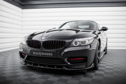 Cup Spoilerlippe Front Ansatz passend für BMW Z4 M-Paket E89 Facelift schwarz Hochglanz