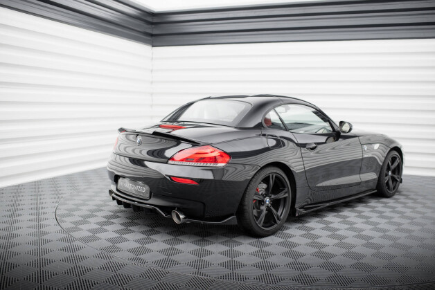 Mittlerer Cup Diffusor Heck Ansatz DTM Look passend für BMW Z4 M-Paket E89 Facelift schwarz Hochglanz