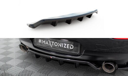 Mittlerer Cup Diffusor Heck Ansatz DTM Look für BMW Z4 M-Paket E89 FL schwarz Hochglanz