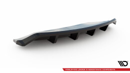 Mittlerer Cup Diffusor Heck Ansatz DTM Look passend für BMW Z4 M-Paket E89 Facelift schwarz Hochglanz