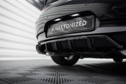 Street+ Mittlerer Diffusor RACE Heck Ansatz passend für BMW Z4 M-Paket E89 FL schwarz Hochglanz