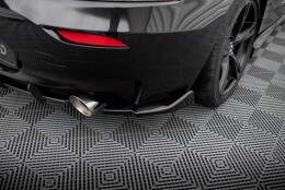 Heck Ansatz Flaps Diffusor passend für BMW Z4 M-Paket E89 Facelift schwarz Hochglanz