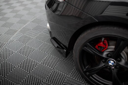 Heck Ansatz Flaps Diffusor passend für BMW Z4 M-Paket E89 Facelift schwarz Hochglanz