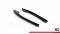 Heck Ansatz Flaps Diffusor passend für Audi S4 B9 Facelift schwarz Hochglanz