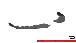 Front Stoßstange Flaps für Audi A7 RS7 Look C7 schwarz Hochglanz