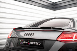 Heck Spoiler Aufsatz Abrisskante für Audi TT S / S-Line 8S schwarz Hochglanz