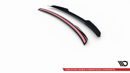 Heck Spoiler Aufsatz Abrisskante passend für Audi TT S / S-Line 8S schwarz Hochglanz
