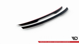 Heck Spoiler Aufsatz Abrisskante passend für Audi TT S / S-Line 8S schwarz Hochglanz