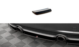 Mittlerer Cup Diffusor Heck Ansatz passend für Audi TT S-Line 8S schwarz Hochglanz