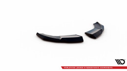 Heck Ansatz Flaps Diffusor V.1 passend für Audi TT S-Line 8S schwarz Hochglanz