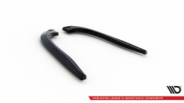 Street+ Heck Ansatz Flaps V.2 passend für Infiniti Q50 S Mk1 schwarz Hochglanz