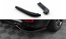 Heck Ansatz Flaps Diffusor passend für Jeep Grand Cherokee SRT WK2 Facelift schwarz Hochglanz