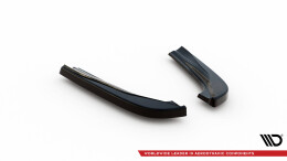 Heck Ansatz Flaps Diffusor passend für Jeep Grand Cherokee SRT WK2 Facelift schwarz Hochglanz