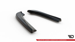 Heck Ansatz Flaps Diffusor passend für Jeep Grand Cherokee SRT WK2 Facelift schwarz Hochglanz