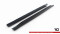 Seitenschweller Ansatz Cup Leisten passend für Jeep Grand Cherokee SRT WK2 Facelift schwarz Hochglanz