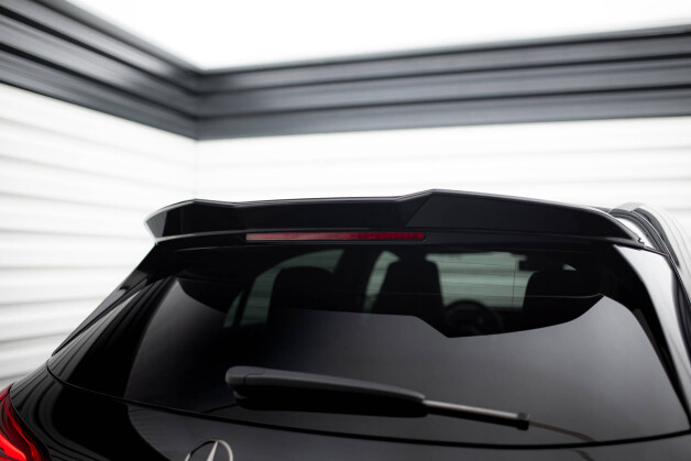 Heck Spoiler Aufsatz Abrisskante 3D für Mercedes-AMG A35 / AMG-Line  Hatchback W177 schwarz Hochglanz