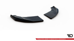 Heck Ansatz Flaps Diffusor V.2 passend für Audi TT S-Line 8S schwarz Hochglanz
