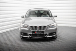 Cup Spoilerlippe Front Ansatz passend für BMW 5er GT M-Paket F07 schwarz Hochglanz
