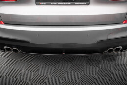 Mittlerer Cup Diffusor Heck Ansatz passend für BMW 5er GT M-Paket F07 schwarz Hochglanz