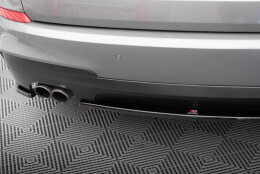 Mittlerer Cup Diffusor Heck Ansatz passend für BMW 5er GT M-Paket F07 schwarz Hochglanz