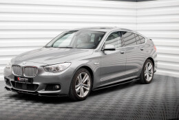 Seitenschweller Ansatz Cup Leisten passend für BMW 5er GT M-Paket F07 schwarz Hochglanz