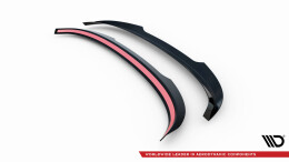 Heck Spoiler Aufsatz Abrisskante passend für Audi A3 Sportback 8V Facelift schwarz Hochglanz