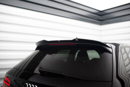 Heck Spoiler Aufsatz Abrisskante passend für Audi A3 Sportback 8V FL schwarz Hochglanz