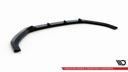 Cup Spoilerlippe Front Ansatz V.1 passend für Audi A3 Sportback 8V Facelift schwarz Hochglanz