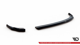 Heck Ansatz Flaps Diffusor passend für Audi A3 Sportback 8V Facelift schwarz Hochglanz