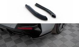 Heck Ansatz Flaps Diffusor V.1 passend für BMW M440i Gran Coupe G26 schwarz Hochglanz