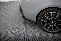 Heck Ansatz Flaps Diffusor V.1 passend für BMW M440i Gran Coupe G26 schwarz Hochglanz
