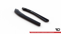 Heck Ansatz Flaps Diffusor V.1 passend für BMW M440i Gran Coupe G26 schwarz Hochglanz