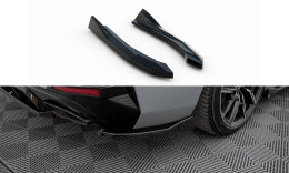Heck Ansatz Flaps Diffusor V.2 passend für BMW M440i Gran Coupe G26 schwarz Hochglanz