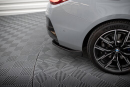 Heck Ansatz Flaps Diffusor V.2 passend für BMW M440i Gran Coupe G26 schwarz Hochglanz