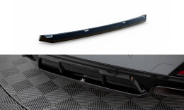 Mittlerer Cup Diffusor Heck Ansatz passend für BMW M440i Gran Coupe G26 schwarz Hochglanz