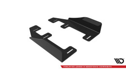 Seitenschweller Flaps für BMW 1er M-Paket / M135i / 128ti F40 schwarz Hochglanz