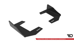 Hintere Seiten Flaps V.1 passend für BMW 1er M-Paket / M135i / 128ti F40 schwarz Hochglanz