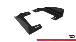 Hintere Seiten Flaps V.2 passend für BMW 1er F40 M-Paket / M135i schwarz Hochglanz