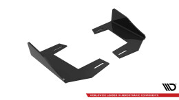 Hintere Seiten Flaps V.2 passend für BMW 1er F40 M-Paket / M135i schwarz Hochglanz