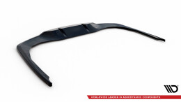 Mittlerer Cup Diffusor Heck Ansatz DTM Look passend für Kia Stinger Mk1 schwarz Hochglanz
