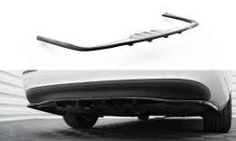 Mittlerer Cup Diffusor Heck Ansatz DTM Look passend für Mercedes-Benz E W213 schwarz Hochglanz