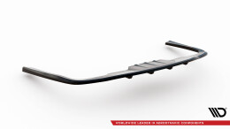 Mittlerer Cup Diffusor Heck Ansatz DTM Look passend für Mercedes-Benz E W213 schwarz Hochglanz