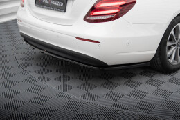 Street+ Mittlerer Diffusor RACE Heck Ansatz passend für Mercedes E W213 schwarz Hochglanz