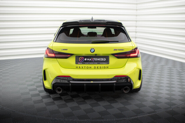 Heck Ansatz Diffusor V.3 passend für BMW 1er F40 M-Paket/ M135i (Einzelauspuff li. re.) schwarz Hochglanz
