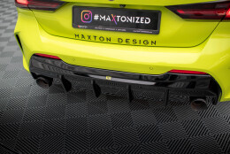 Heck Ansatz Diffusor V.3 passend für BMW 1er F40 M-Paket/ M135i (Einzelauspuff li. re.) schwarz Hochglanz