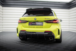 Heck Ansatz Diffusor V.3 passend für BMW 1er F40 M-Paket/ M135i (Einzelauspuff li. re.) schwarz Hochglanz