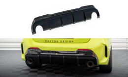 Heck Ansatz Diffusor V.3 passend für BMW 1er F40 M-Paket/ M135i (Einzelauspuff li. re.) schwarz Hochglanz