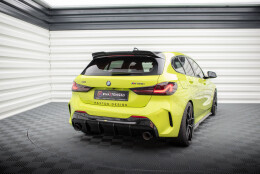 Heck Ansatz Diffusor V.3 passend für BMW 1er F40 M-Paket/ M135i (Einzelauspuff li. re.) schwarz Hochglanz