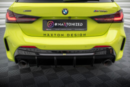 Heck Ansatz Diffusor V.3 passend für BMW 1er F40 M-Paket/ M135i (Einzelauspuff li. re.) schwarz Hochglanz