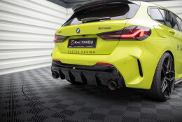 Heck Ansatz Diffusor V.3 passend für BMW 1er F40 M-Paket/ M135i (Einzelauspuff li. re.) schwarz Hochglanz